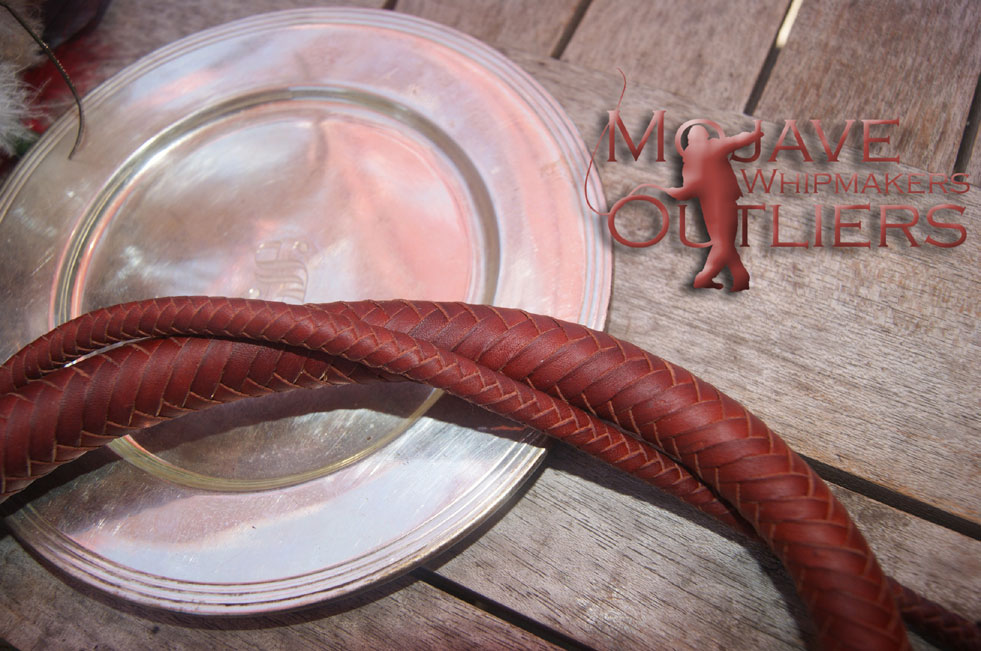 BB Roan Snake Whip Plaiting Detail Thong and Tail