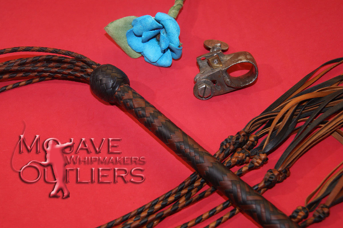 Mojave Outliers Whipmakers Kangaroo Leather Cat o'nine tails Tail Knot